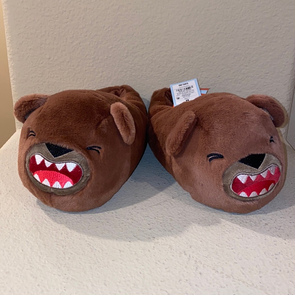 Cat & Jack Kids Gatlin Bear Slippers